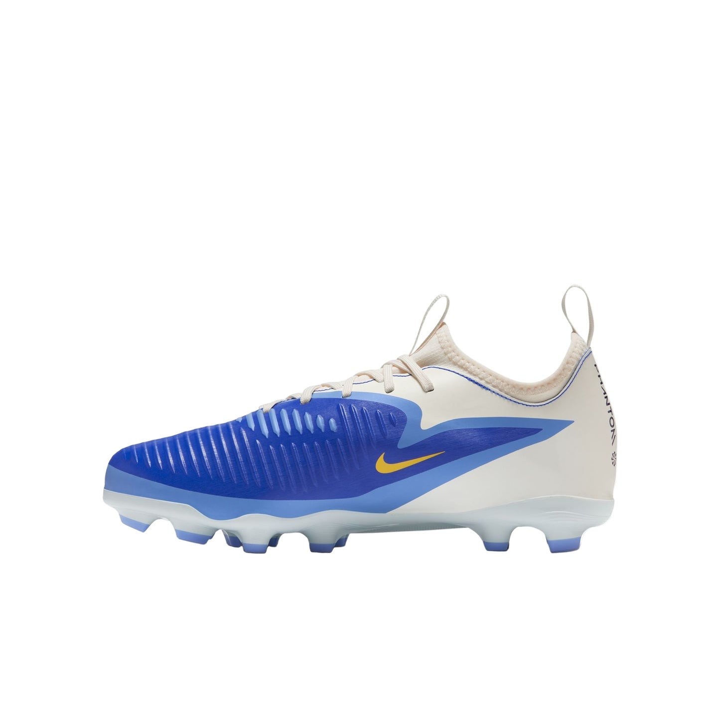 Nike Youth Phantom 6 Low Academy LV8 FG/MG - Racer Blue/Obsidian Youth Footwear - Third Coast Soccer