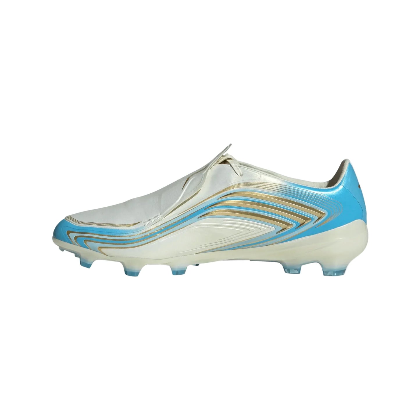 adidas F50 Messi Pro FG - Ivory/Blue Men's Footwear - Third Coast Soccer