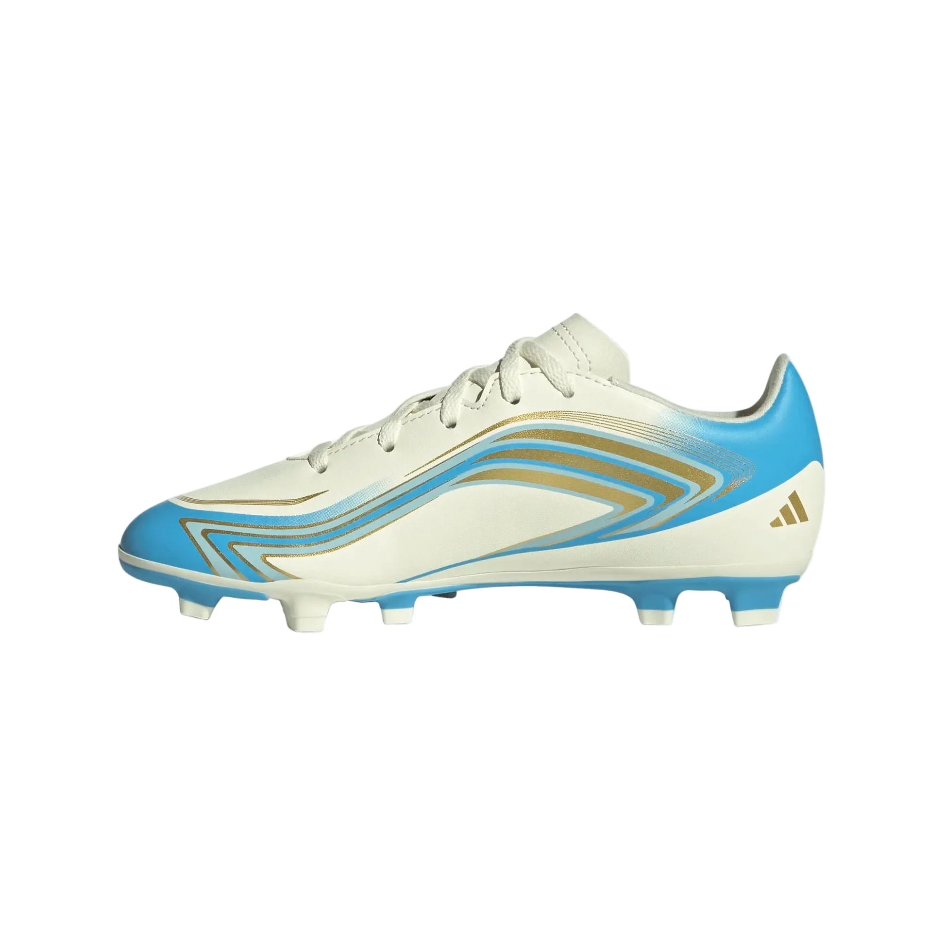 adidas Youth F50 Messi Club FG - Ivory Youth Footwear - Third Coast Soccer