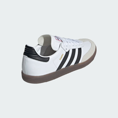 adidas Samba Classic - White/Black Mens Indoor   - Third Coast Soccer