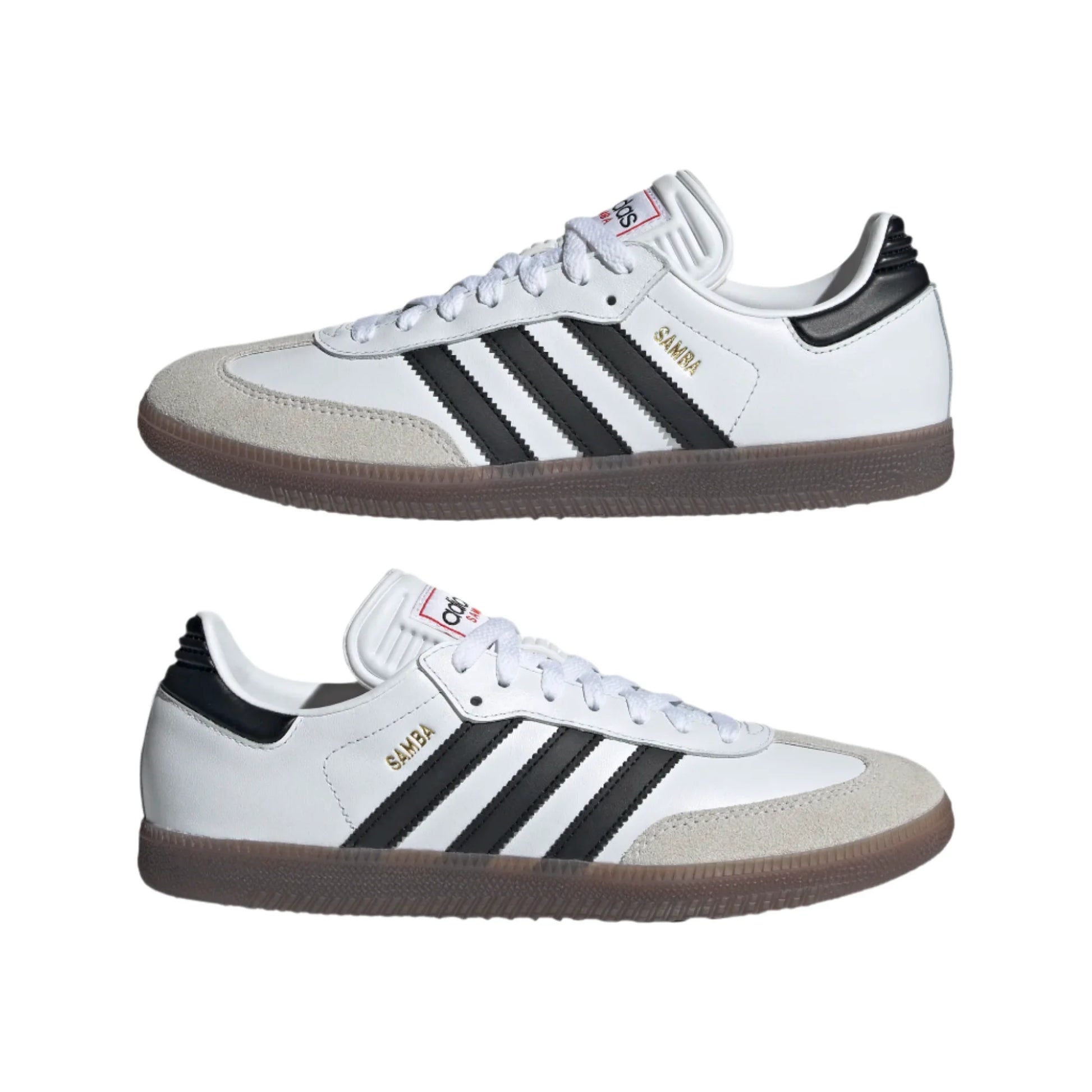 adidas Samba Classic - White/Black Mens Indoor   - Third Coast Soccer