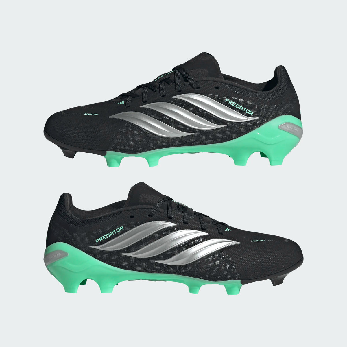 adidas Predator League FG - Black/Silver Men's Footwear - Third Coast Soccer