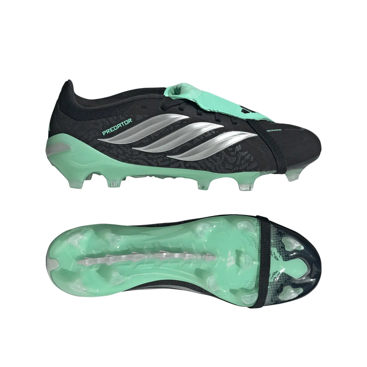 adidas Predator Pro FT FG - Black/Silver/Mint Mens Footwear - Third Coast Soccer