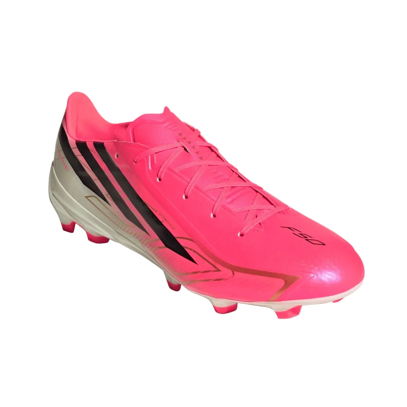 adidas F50 Hyperfast League FG - Solar Turbo/Black Men's Footwear Solar Turbo/Black Mens 6.5 - Third Coast Soccer