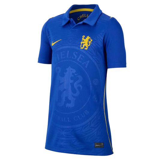 Nike Youth Chelsea FC Home Jersey 26/27 Club Replica Bright Blue/Midwest Gold Youth Small - Third Coast Soccer