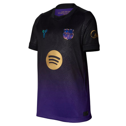 Nike Youth FC Barcelona Away Jersey 26/27 Club Replica Field Purple/Metallic Gold Youth Small - Third Coast Soccer