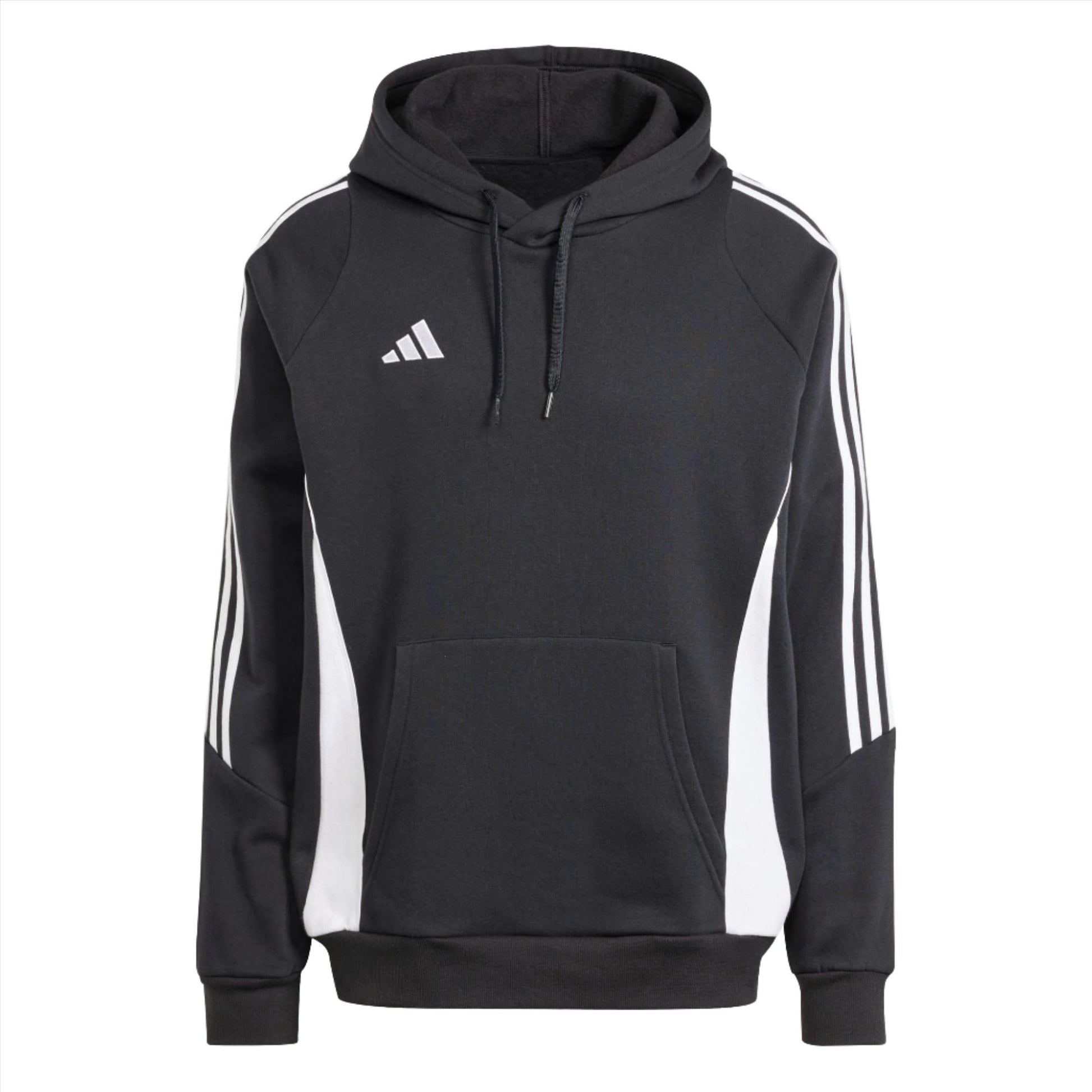 adidas Women's Tiro 24 Hooded Sweatshirt - Black/White Training Wear - Third Coast Soccer