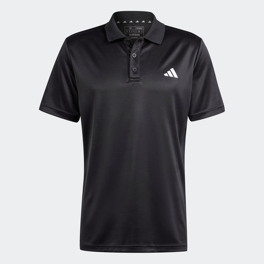 adidas Train Essentials Polo - Black Polos   - Third Coast Soccer