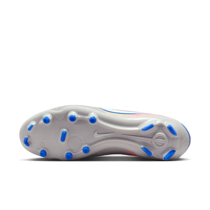 Nike United Tiempo Legend 10 Academy FG - Grey/Blue Men's Footwear - Third Coast Soccer