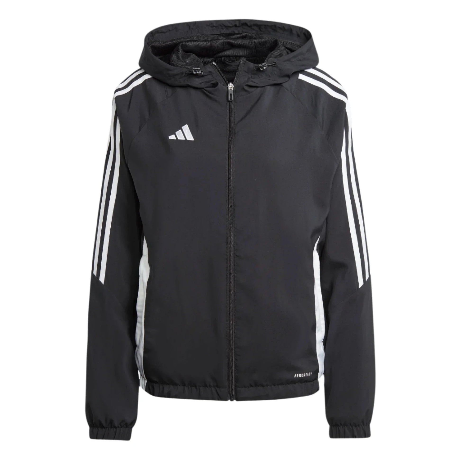 adidas Women's Tiro 24 Windbreaker Jacket - Black/White Jackets - Third Coast Soccer