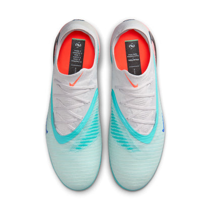 Nike United Phantom 6 Low Elite FG - Pistachio/Orange Men's Footwear - Third Coast Soccer