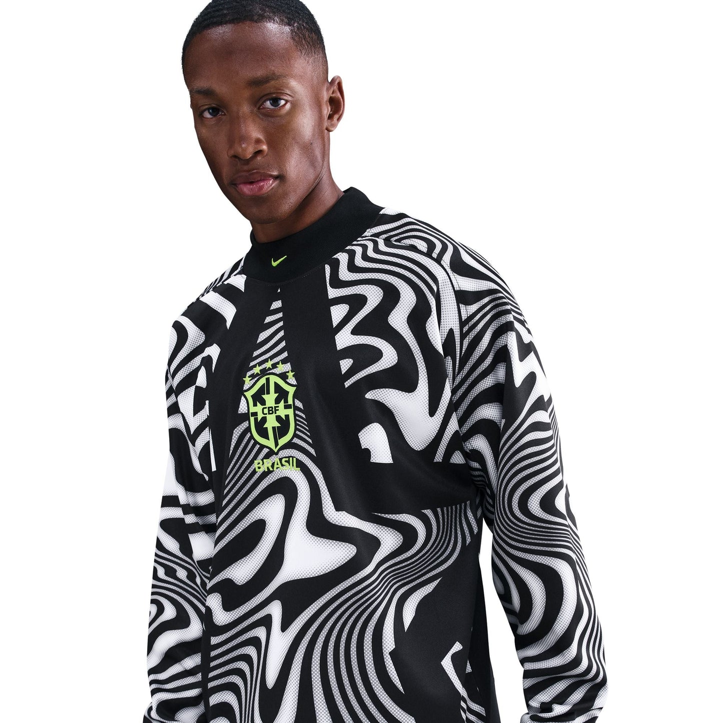 Nike Brazil Hollywood Goalkeeper LS Jersey 2026 International Replica - Third Coast Soccer