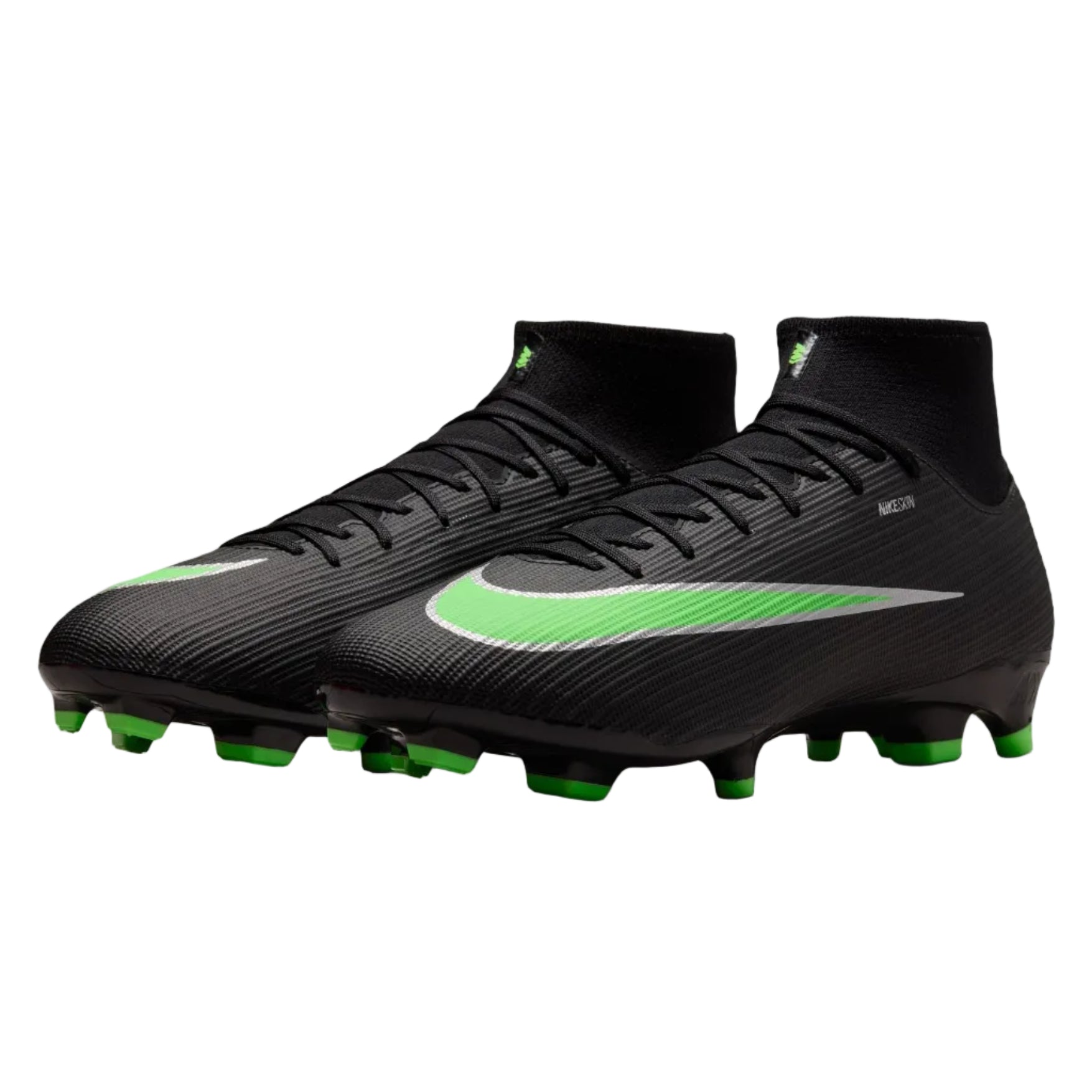 Nike Mercurial Superfly 11 Academy FG - Black/Illusion Green Men's Footwear Black/Illusion Green Mens 6.5 - Third Coast Soccer