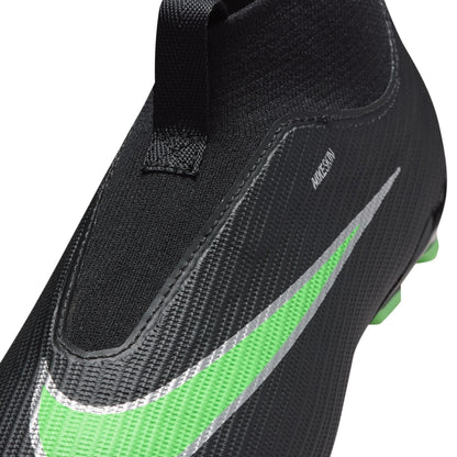 Nike Junior Mercurial Superfly 11 Academy FG/MG - Black/Green Illusion Youth Footwear - Third Coast Soccer