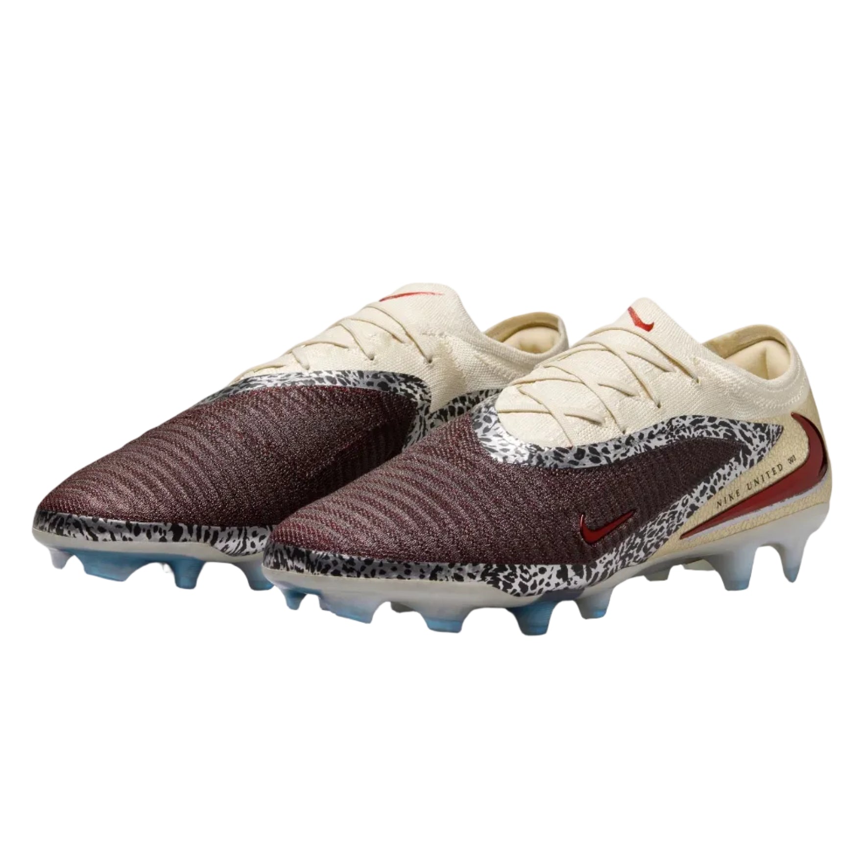 Nike United Phantom 6 Low Elite FG - Burgundy/Silver Men's Footwear Burgundy Crush/Metallic Silver Mens 6.5 - Third Coast Soccer