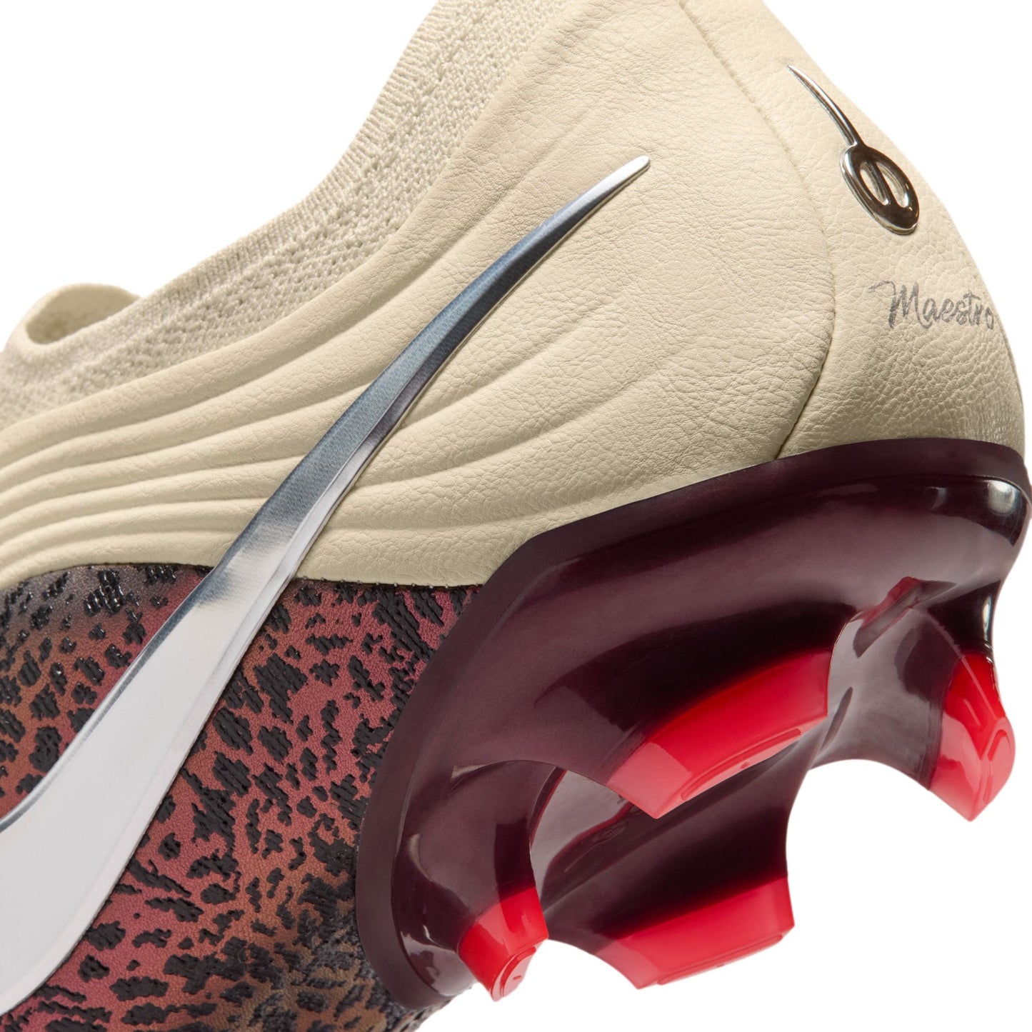 Nike United Tiempo Maestro Elite FG - Fossil/Silver/Burgundy Men's Footwear - Third Coast Soccer