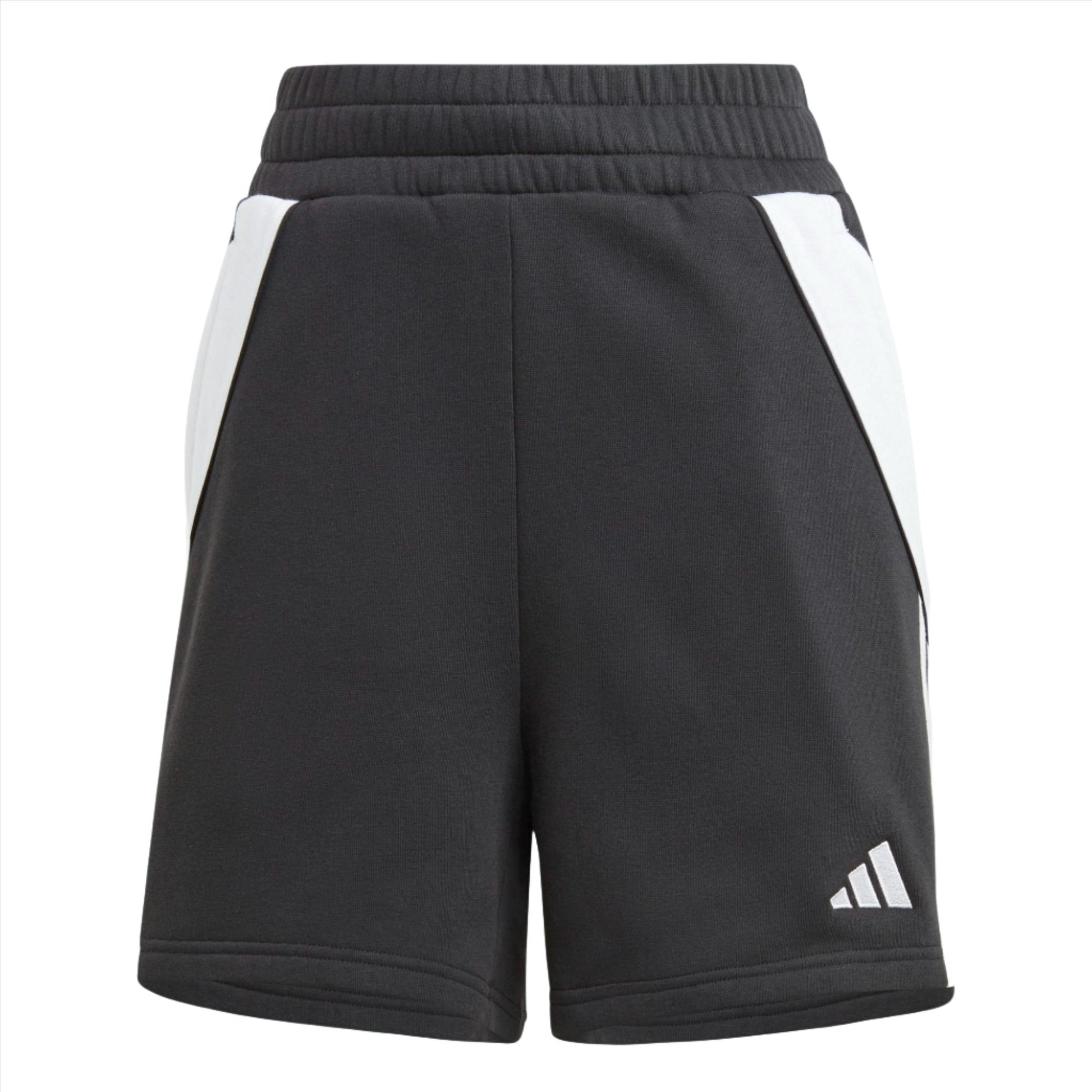 adidas Women's Tiro 24 Sweat Short - Black/White Shorts   - Third Coast Soccer