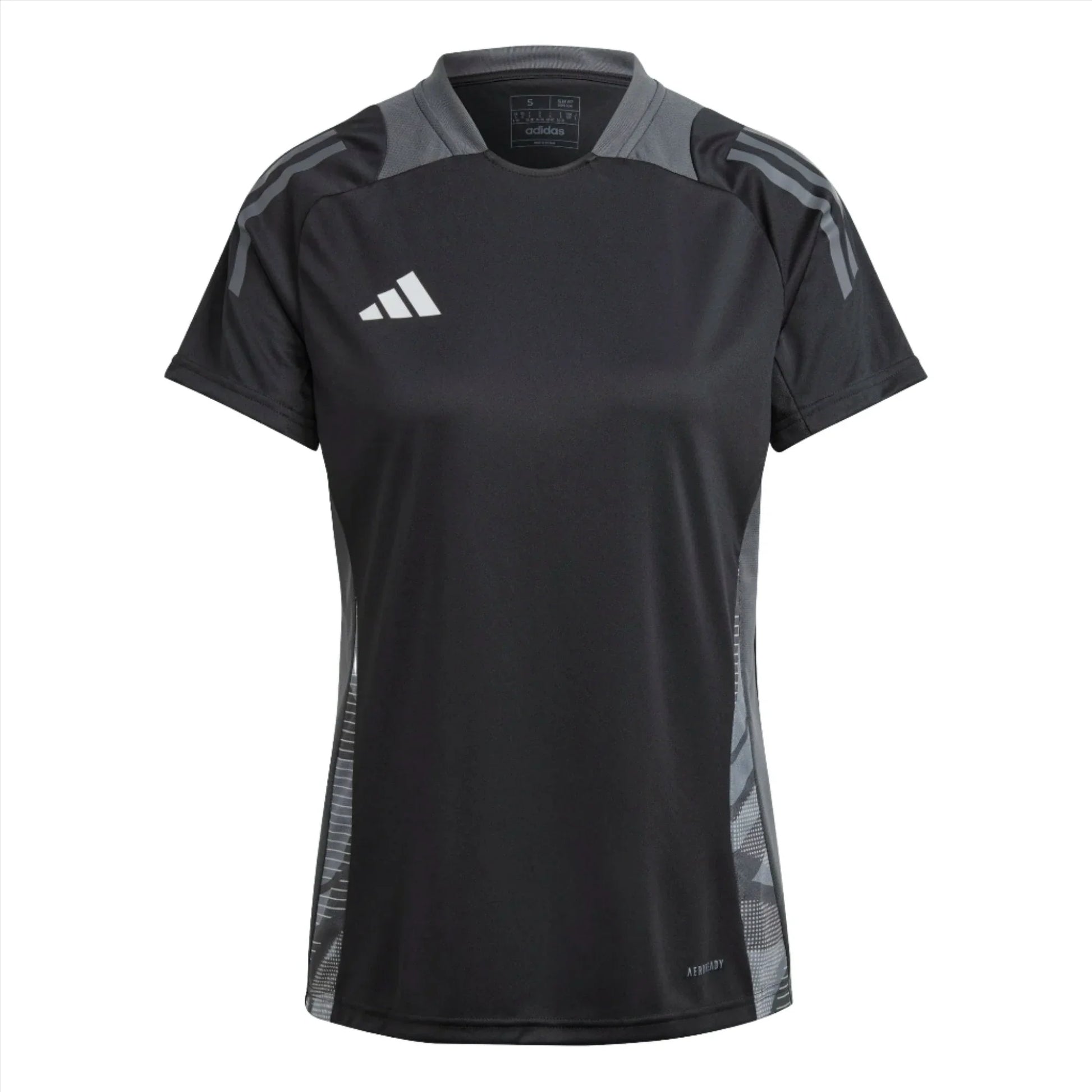 adidas Women's Tiro 24 Competition Jersey - Black/Dark Grey Jerseys   - Third Coast Soccer
