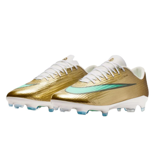 Nike Mercurial Superfly 11 Pro Mbappe FG - Gold/Green Men's Footwear Metallic Gold/Green Glow Mens 6.5 - Third Coast Soccer