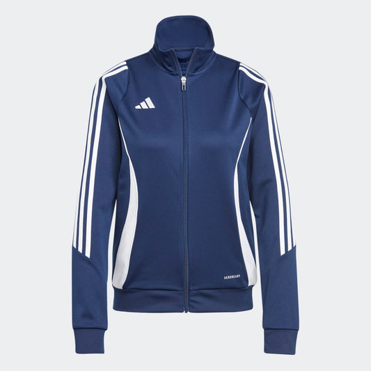adidas Women's Tiro 24 Training Jacket - Navy/White Jackets - Third Coast Soccer