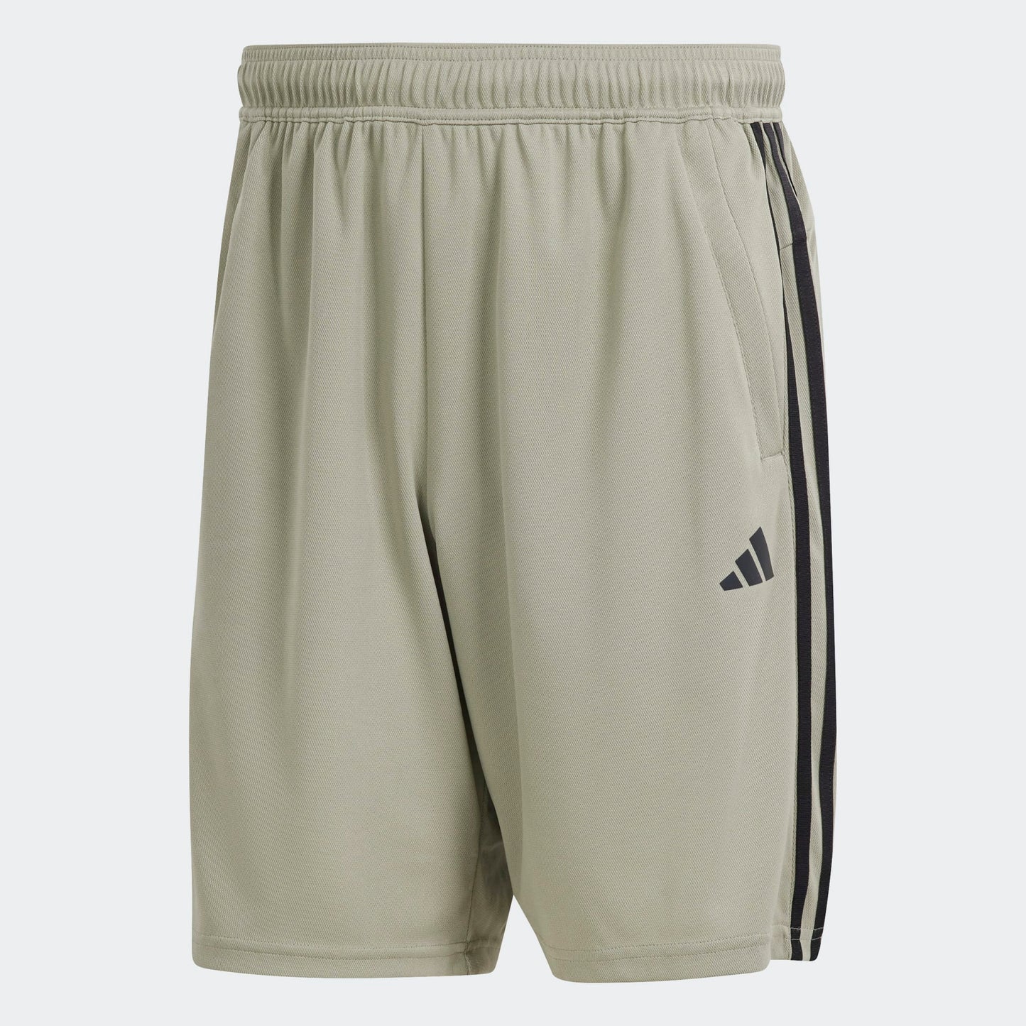 adidas Train Essential Pique 3-Stripe Short - Pebble Shorts   - Third Coast Soccer