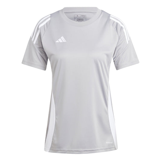 adidas Women's Tiro 24 Jersey - Grey/White Jerseys Team Mid Grey/White Womens XSmall - Third Coast Soccer