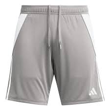 adidas Men's Tiro 24 Short - Grey/White Shorts Team Mid Grey/White Mens Small - Third Coast Soccer