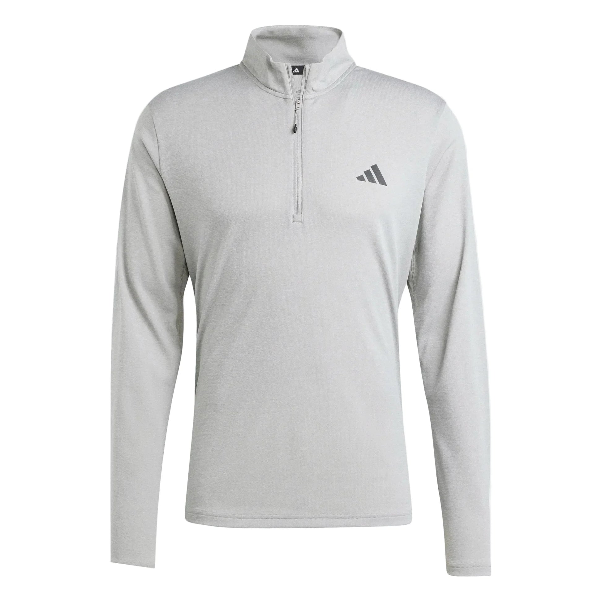 adidas Training Essentials LS 1/4 Zip Tee - Grey Training Wear - Third Coast Soccer