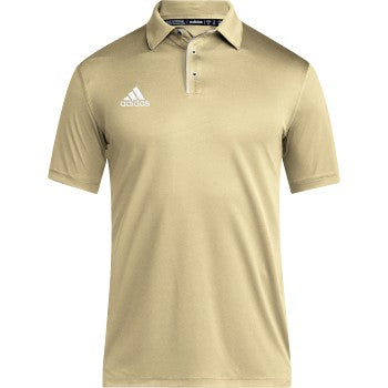 adidas Men's Coach SS Polo - Gold Polos   - Third Coast Soccer