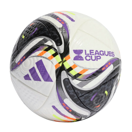 adidas Leagues Cup Pro Ball 2025 Balls White/Black/Solar Yellow 5 - Third Coast Soccer