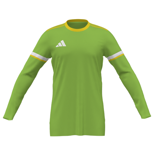 adidas Custom LS Squadra 25 GK Jersey Jerseys Green/Yellow Mens Small - Third Coast Soccer