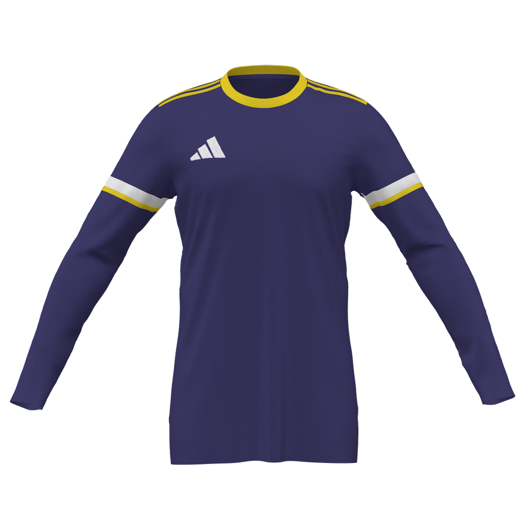 adidas Custom LS Squadra 25 GK Jersey Jerseys Purple/Yellow Mens Small - Third Coast Soccer