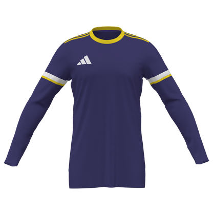 adidas Custom LS Squadra 25 GK Jersey Jerseys Purple/Yellow Mens Small - Third Coast Soccer