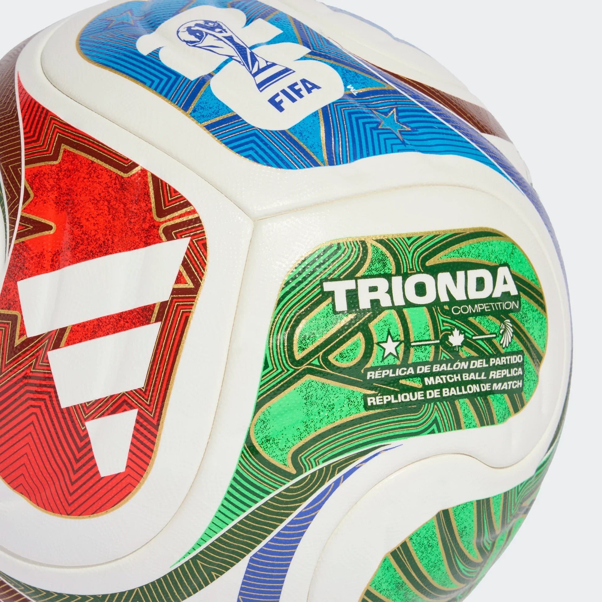 adidas World Cup 2026 Competition Ball - White/Blue/Red Balls - Third Coast Soccer