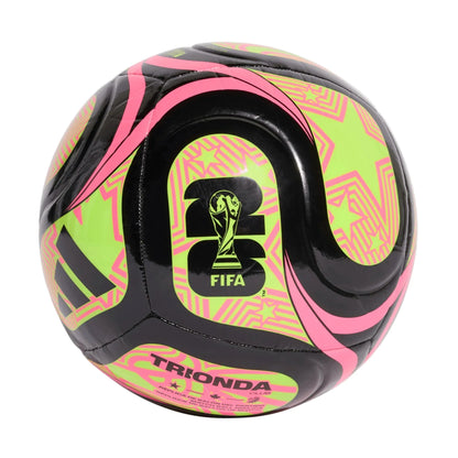 adidas World Cup 2026 Club Ball - Black/Lucid Lemon/Pink Balls Black/Lucid Lemon 3 - Third Coast Soccer