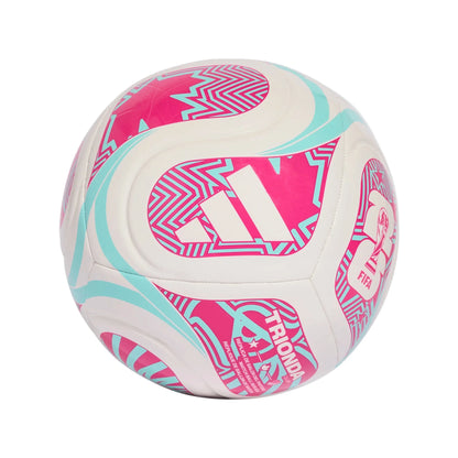 adidas World Cup 2026 Club Ball - White/Aqua/Pink Balls White/Aqua/Shock Pink 3 - Third Coast Soccer