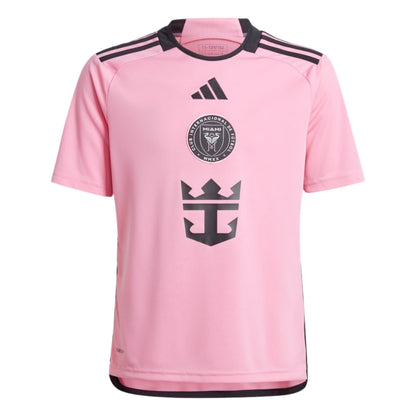 adidas Messi Youth Inter Miami CF Home Jersey 24/25 Club Replica Closeout - Third Coast Soccer