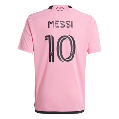 adidas Messi Youth Inter Miami CF Home Jersey 24/25 Club Replica Closeout - Third Coast Soccer