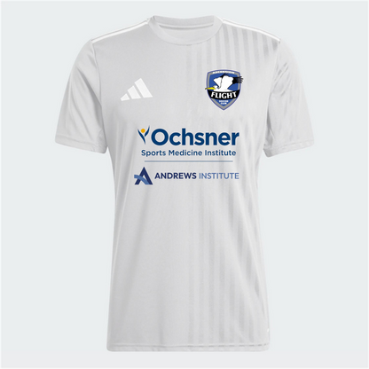 adidas AFSC Campeon 25 Jersey - Grey Ascension Flight Soccer Club Team Light Grey/White Mens XSmall - Third Coast Soccer