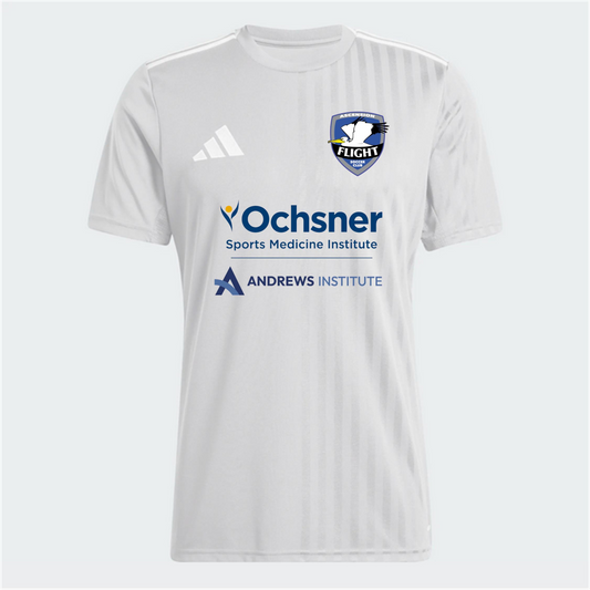 adidas AFSC Campeon 25 Jersey - Grey Ascension Flight Soccer Club Team Light Grey/White Mens XSmall - Third Coast Soccer