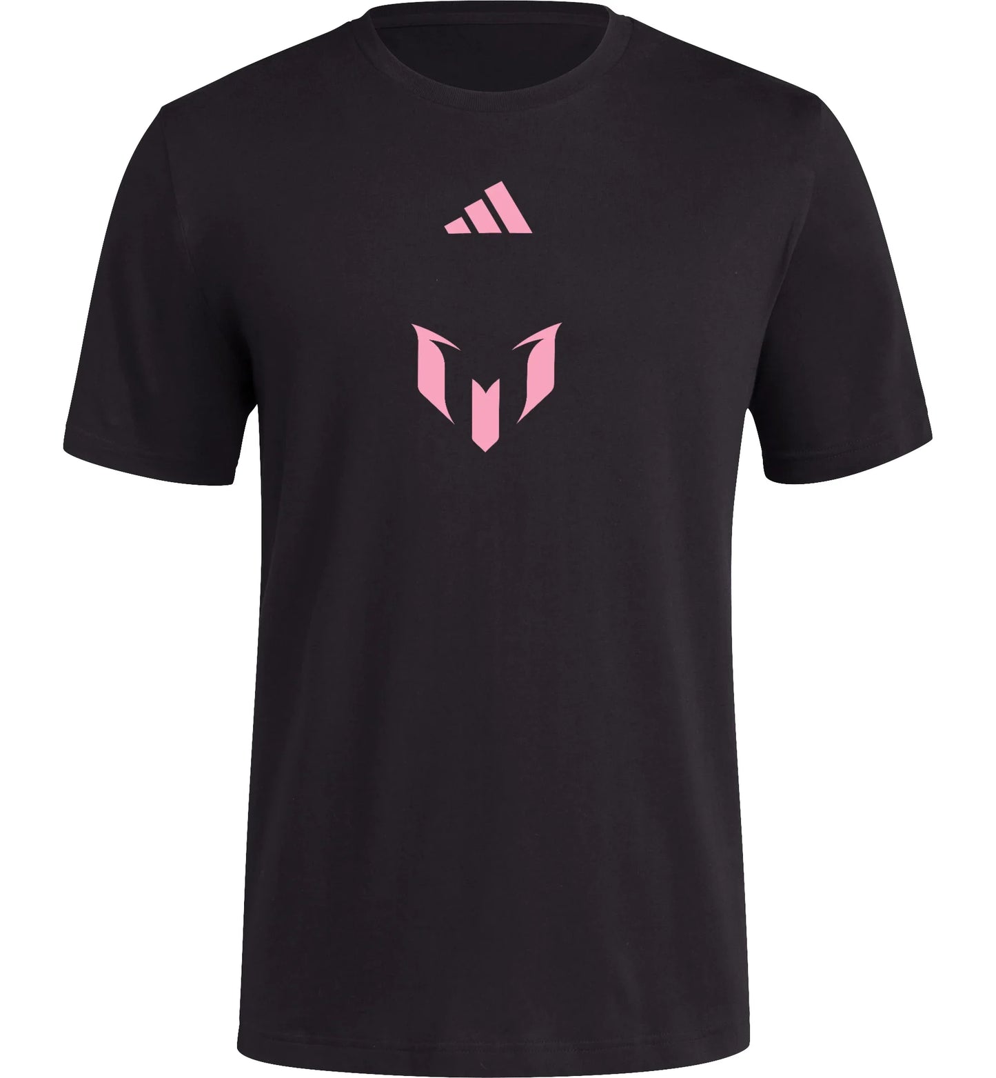 adidas Messi Inter Miami Unveil Tee - Black/Pink Club Replica   - Third Coast Soccer