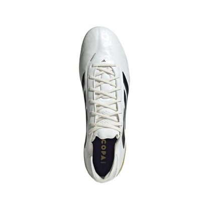 adidas Copa Pure III Elite FG - White/Black/Gold Men's Footwear - Third Coast Soccer