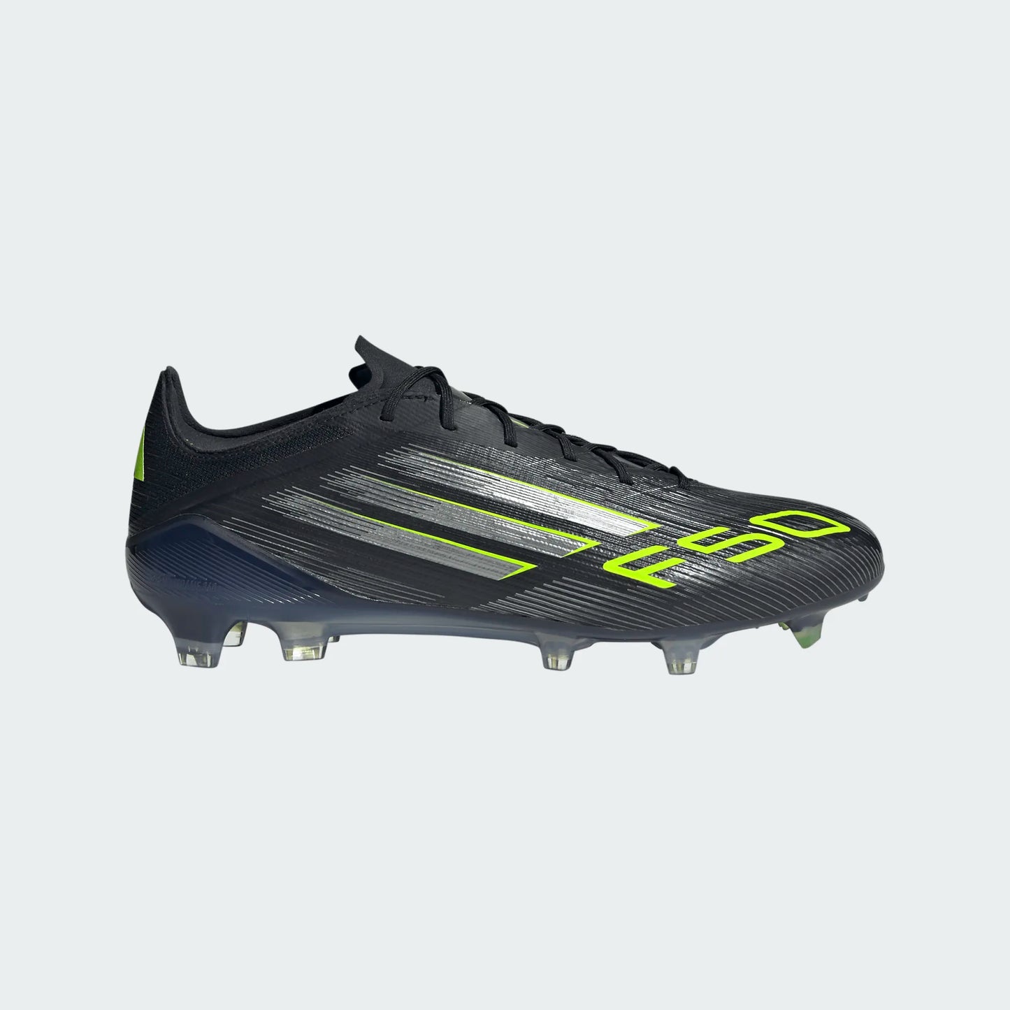 adidas F50 Elite FG - Black/Iron Metallic/Lucid Lemon Men's Footwear - Third Coast Soccer
