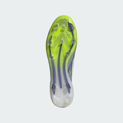 adidas F50 Elite Laceless FG - White/Black/Lucid Lemon Men's Footwear Closeout - Third Coast Soccer