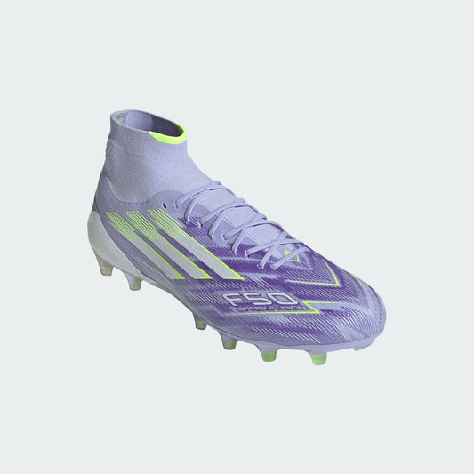 adidas Women's F50 Sparkfusion Elite FG - Violet/Lucid Lemon Womens Footwear - Third Coast Soccer