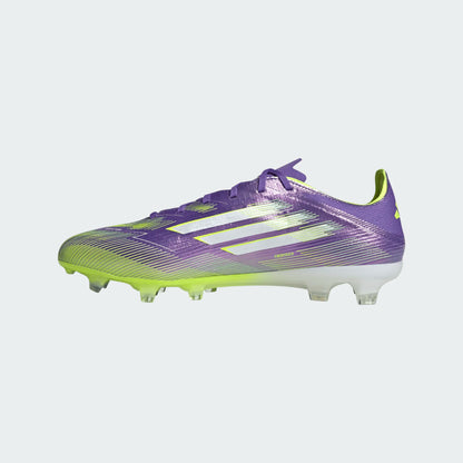 adidas F50 Pro FG - Purple/Feather White/Lucid Lemon Men's Footwear - Third Coast Soccer