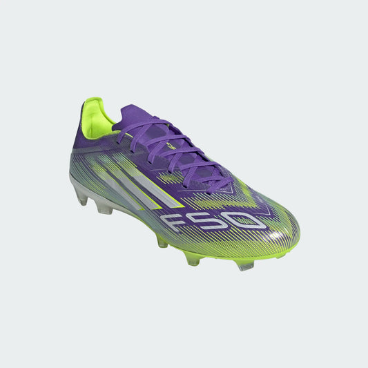 adidas F50 Pro FG - Purple/Feather White/Lucid Lemon Men's Footwear - Third Coast Soccer