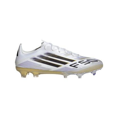 adidas F50 Pro FG - White/Black/Gold Men's Footwear - Third Coast Soccer