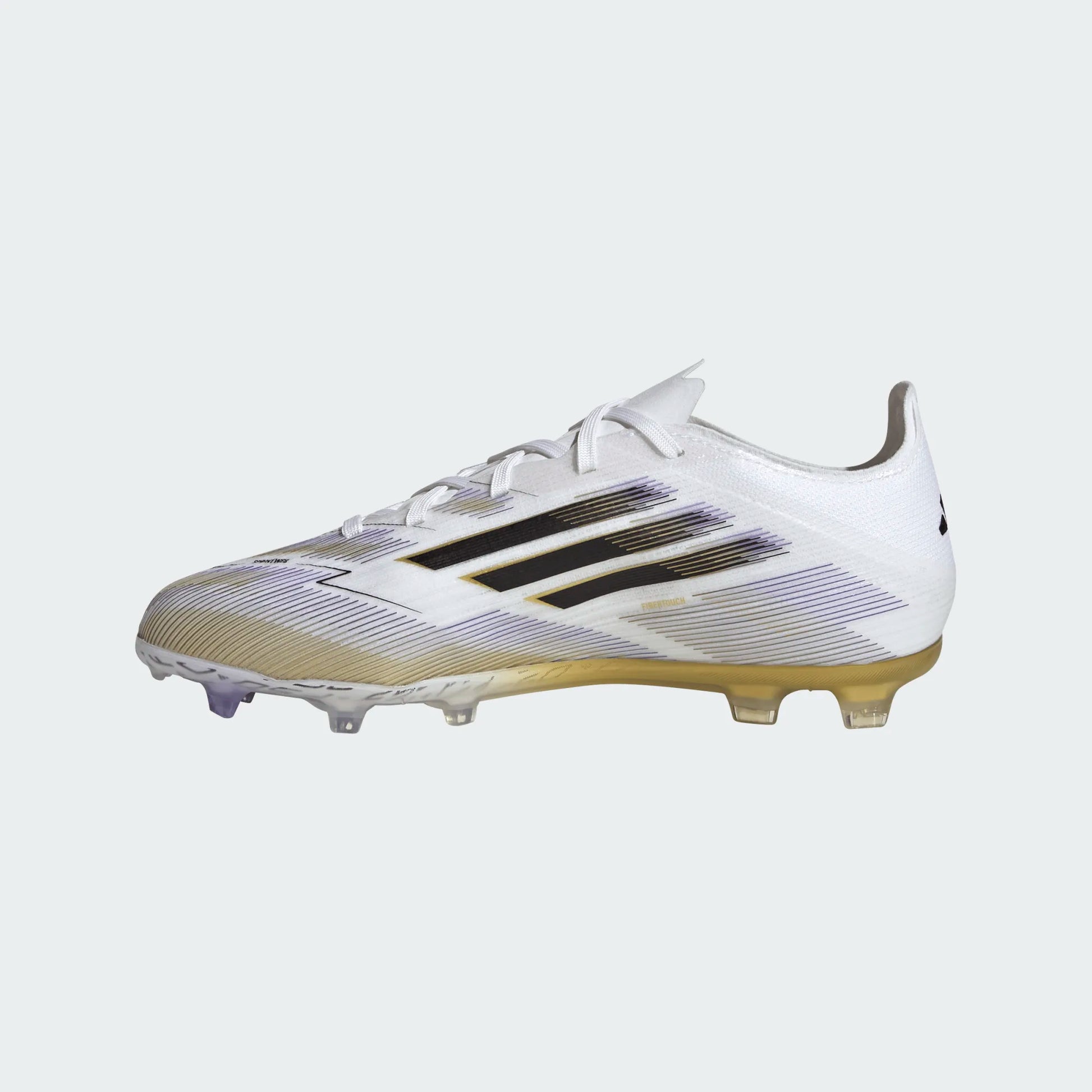 adidas F50 Elite FG J - White/Black/Gold Youth Footwear - Third Coast Soccer