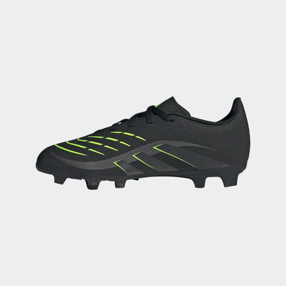 adidas Youth Predator Club FG/MG - Black/Lucid Lemon Youth Footwear - Third Coast Soccer